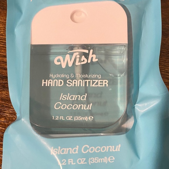 Wish Island Coconut Hand Sanitizer Blue - Picture 2 of 4